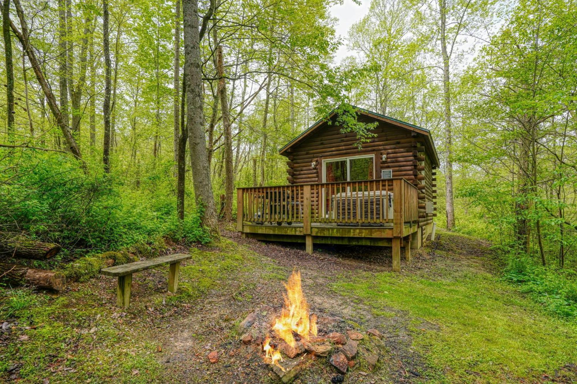 Blue Rose Cabins - Cozy Cabin Logan Bagian luar foto